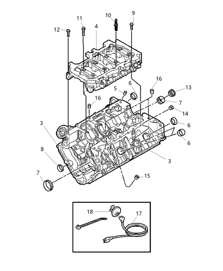 2006 Dodge Dakota Heating Unit Diagram for 56041304AB