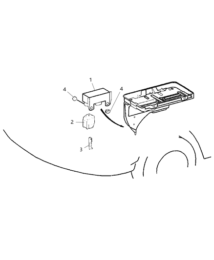 2006 Dodge Sprinter 2500 Relay Electrical Diagram for 5170859AA