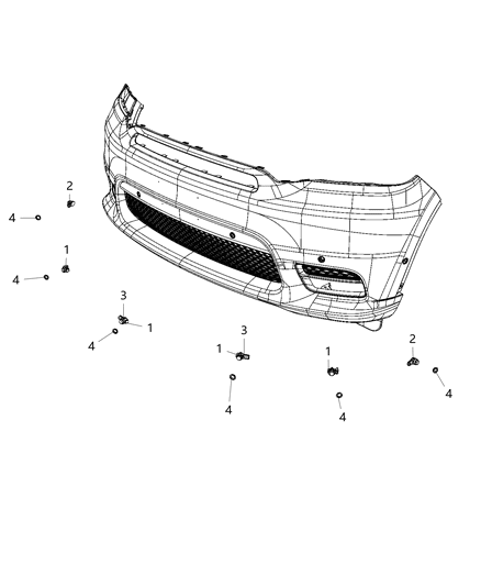 2020 Dodge Durango Park Assist Diagram 1 - Thumbnail