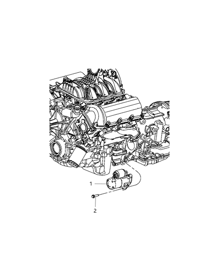 2007 Dodge Nitro Starter Diagram 2 - Thumbnail