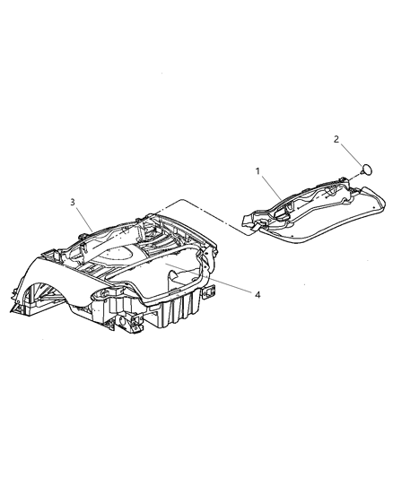 2006 Dodge Viper Carpet - Rear Diagram