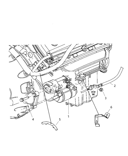 2006 Dodge Magnum Starter Diagram 3 - Thumbnail