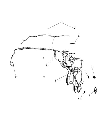 2011 Ram 2500 Front Washer System Diagram