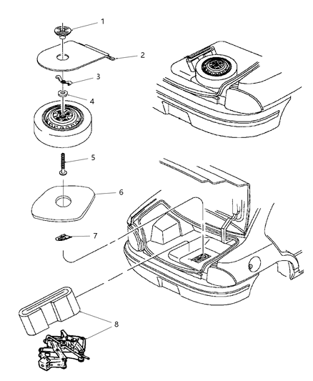 1998 Dodge Neon Label Tire Pressure Diagram for 4656280AA