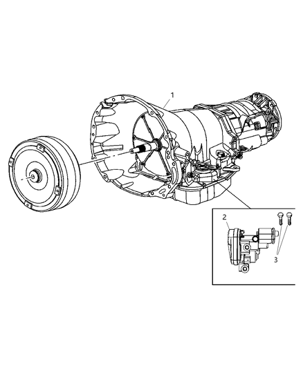 2007 Dodge Ram 3500 Pickup Automatic Transmission Throttle Control Lever Diagram