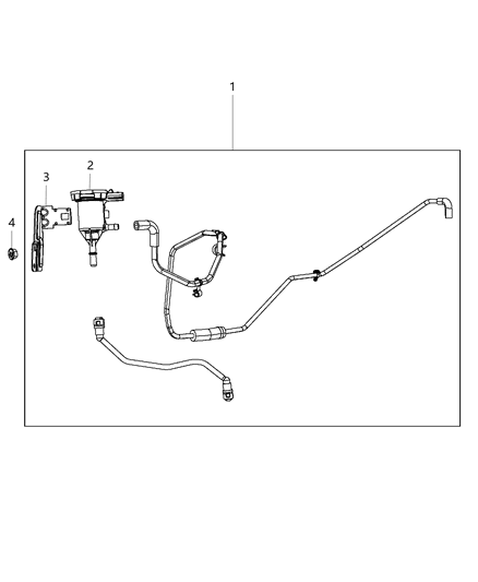 2020 Dodge Grand Caravan Emission Control Vacuum Harness Diagram