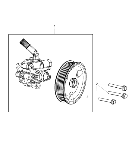 2014 Dodge Durango Power Steering Pump Diagram 2 - Thumbnail