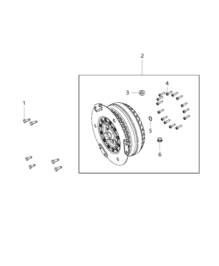 2017 Dodge Challenger Torque Converter Diagram 2 - Thumbnail