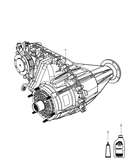 2012 Ram 3500 Pickup Transfer Case Assembly & Identification Diagram 2 - Thumbnail