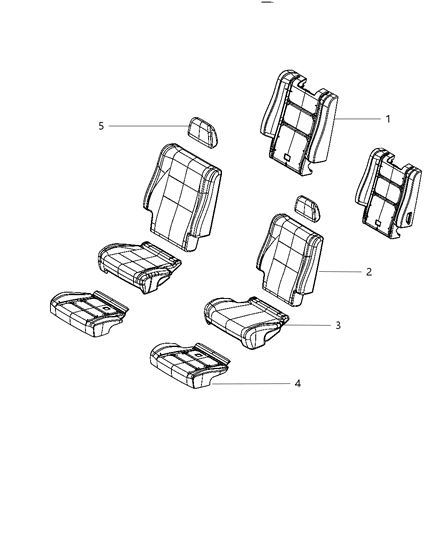 2012 Dodge Durango Rear Seat - Quad Diagram 4 - Thumbnail