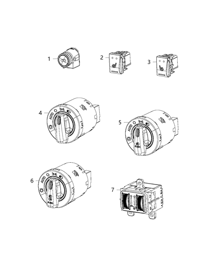 2020 Chrysler 300 Modules, Body Diagram 8 - Thumbnail