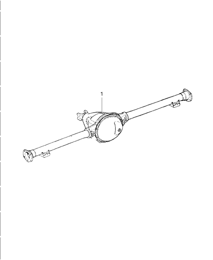 2000 Dodge Durango Axle Assembly, Rear Diagram 2 - Thumbnail