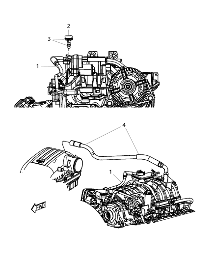 2014 Ram 2500 Crankcase Ventilation Diagram 2 - Thumbnail