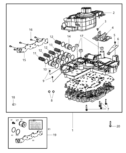 2007 Dodge Ram 2500 Spring Accumulator Diagram for 52119701AA