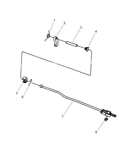 1998 Dodge Ram 2500 Regular Cab Parking Sprag Diagram 2 - Thumbnail