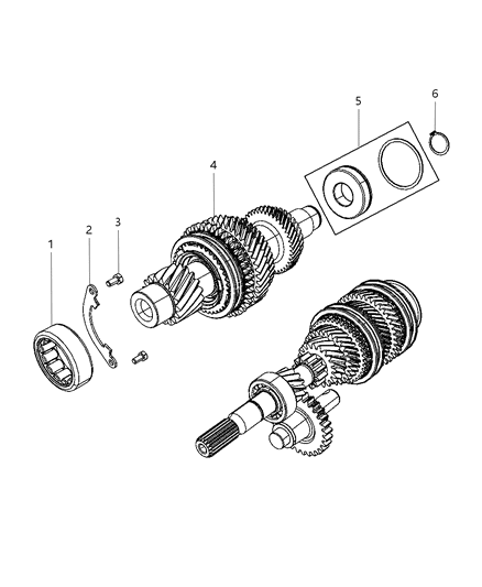 2012 Dodge Caliber Counter Shaft Assembly Diagram 2 - Thumbnail