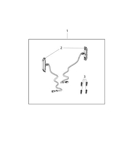 2019 Ram 3500 Pickup Light Kit, Cargo Diagram