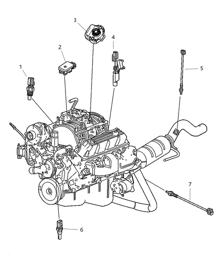 2002 Dodge Ram 3500 Regular Cab Sensors Diagram 2 - Thumbnail