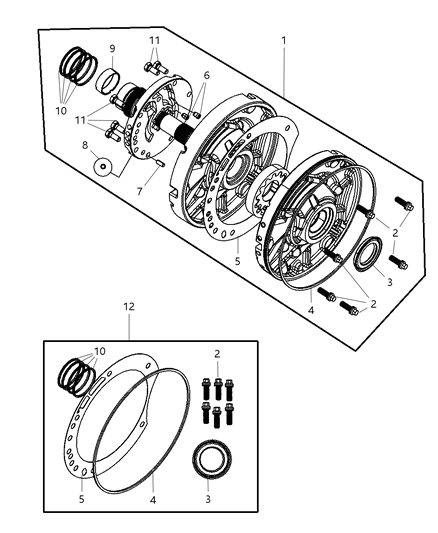 2007 Chrysler Sebring Oil Pump & Reaction Shaft Diagram 3 - Thumbnail