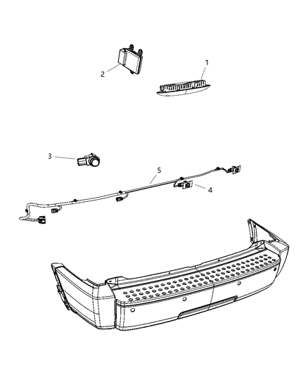 2008 Jeep Liberty Module Diagram for 56040696AC