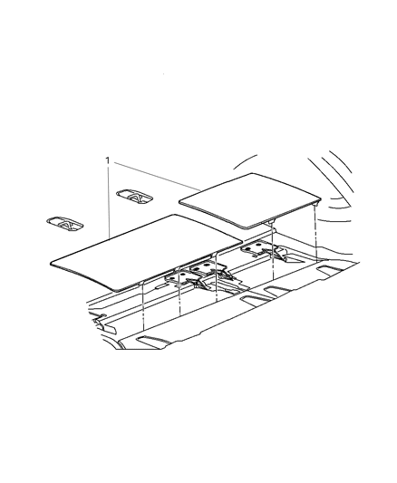 2015 Ram C/V Carpet Covers Diagram