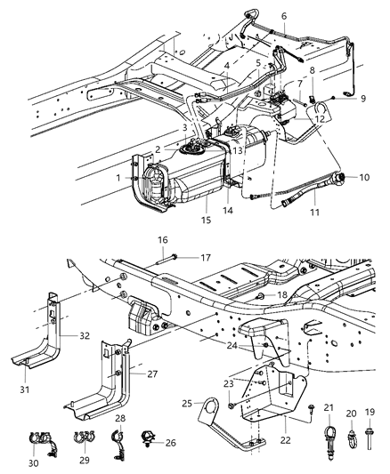 2012 Ram 3500 Cab Chassis Diesel Exhaust Fluid System Diagram