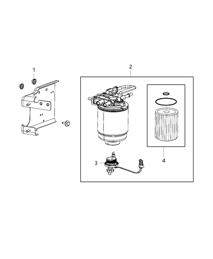 2018 Ram 3500 Pickup Fuel Filter Diagram 2 - Thumbnail