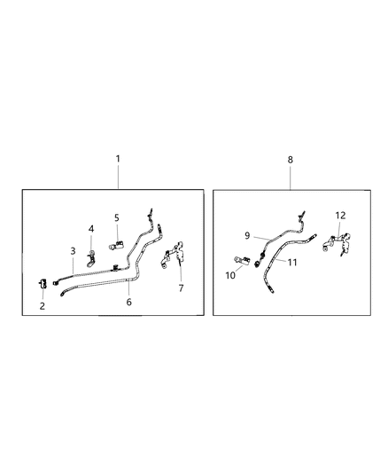 2020 Jeep Wrangler Emission Control Vacuum Harness Diagram 4 - Thumbnail