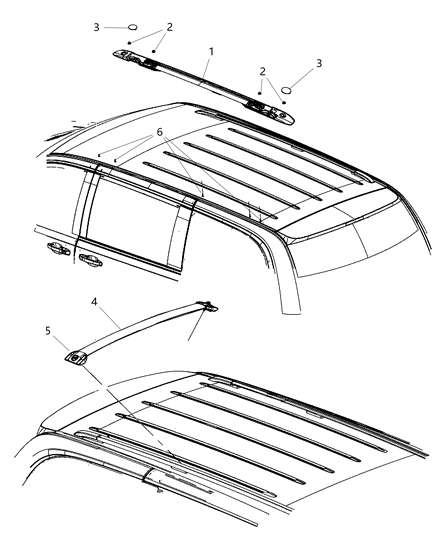2016 Dodge Grand Caravan Front Cover, Rear Diagram for 68082502AC