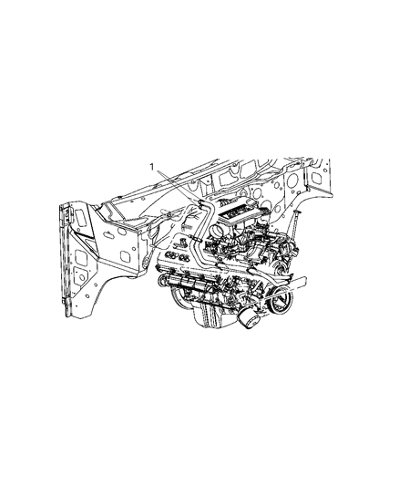 2008 Dodge Ram 3500 Cab Chassis Heater Plumbing Diagram 1 - Thumbnail