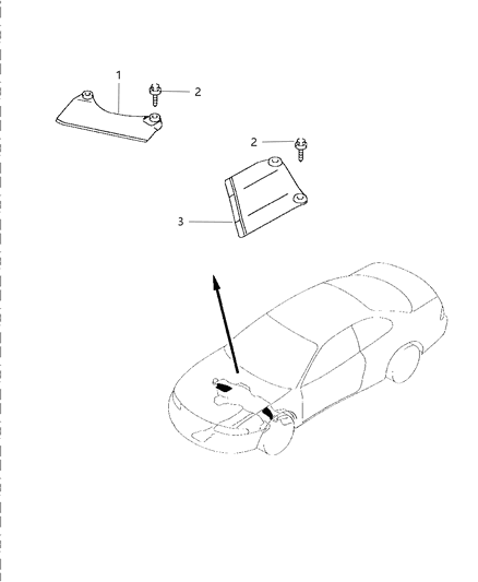 1999 Chrysler Sebring Coupe Shields, Splash Diagram