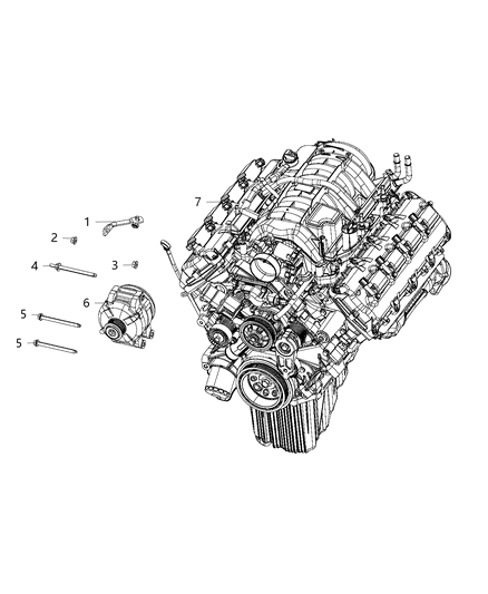 2020 Dodge Durango Generator/Alternator & Related Parts Diagram 3 - Thumbnail