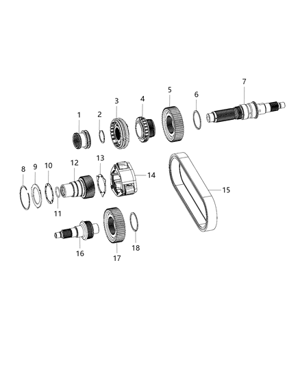 2020 Jeep Wrangler Gear Train Diagram 2 - Thumbnail