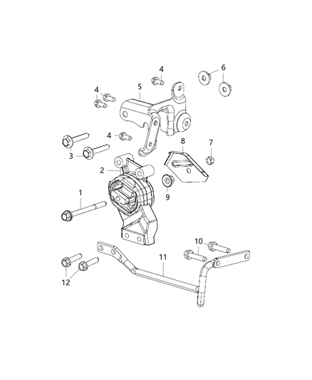 2018 Ram 1500 Heat Deflector, Passenger Side Diagram for 68092736AC