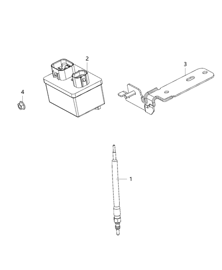 2021 Jeep Wrangler Glow Plug Diagram 1 - Thumbnail