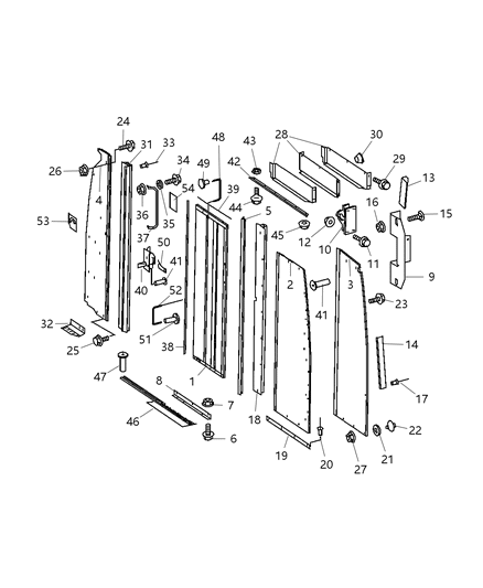 2008 Dodge Sprinter 3500 Alternator Bolt, Lower Diagram for 6104709AA
