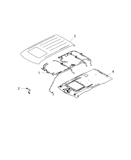 2020 Ram 3500 Pickup Wiring - Overhead Diagram