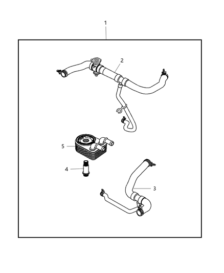 2008 Jeep Compass Engine Oil Cooler Diagram 2 - Thumbnail