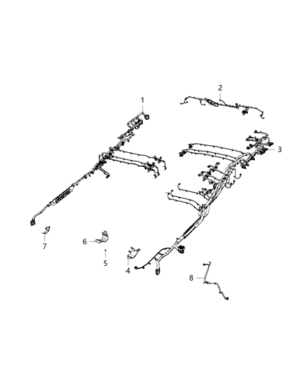 2019 Ram 1500 New Style Wiring - Chassis Diagram