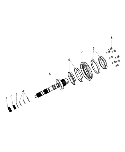 2013 Ram C/V Gear Train - Underdrive Compounder Diagram 4 - Thumbnail