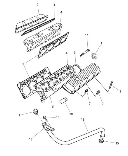 2003 Dodge Ram Van Cylinder Head Diagram 2 - Thumbnail