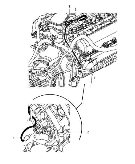 2009 Jeep Commander Engine Cylinder Block Heater Diagram 2 - Thumbnail