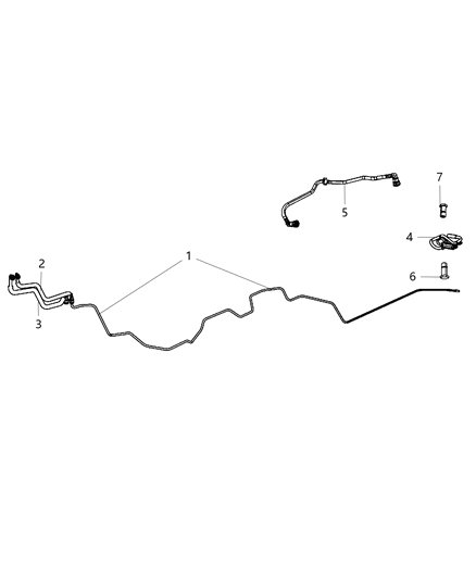 2008 Dodge Grand Caravan Fuel Lines & Related Diagram 1 - Thumbnail