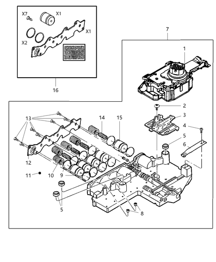 2007 Dodge Ram 2500 Valve Body Diagram 2 - Thumbnail