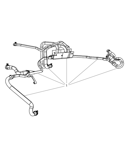 2008 Jeep Grand Cherokee Heater Plumbing Diagram 1 - Thumbnail