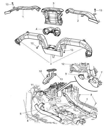 2006 Chrysler PT Cruiser Adapter Diagram for 5058476AB