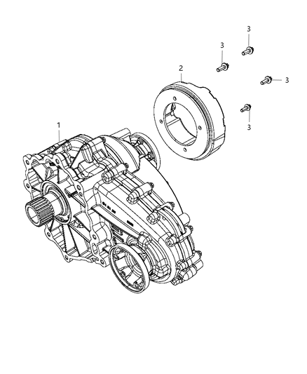 2012 Dodge Durango Transfer Case Assembly & Identification of Single Speed Transfer Case Diagram