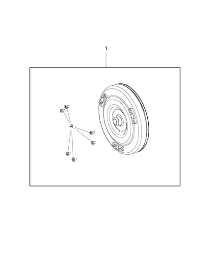 2019 Jeep Renegade Converter Kit Torque Diagram for RL274114AA
