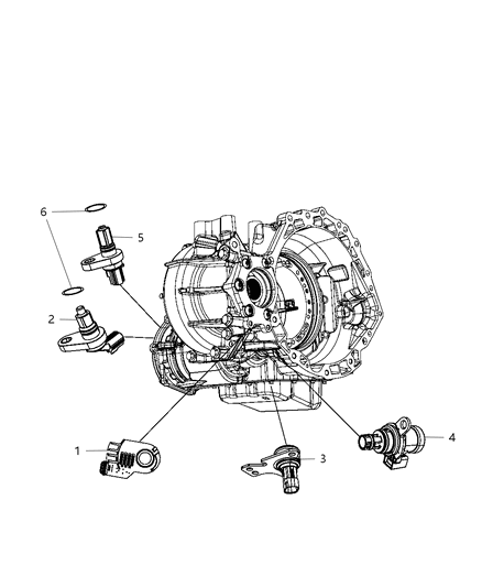 2011 Dodge Avenger Sensors - Drivetrain Diagram 2 - Thumbnail