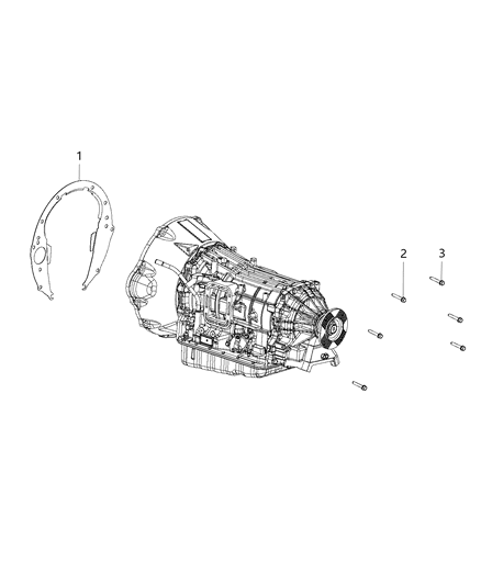 2020 Ram 3500 Cab Chassis Mounting Hardware Diagram 2 - Thumbnail